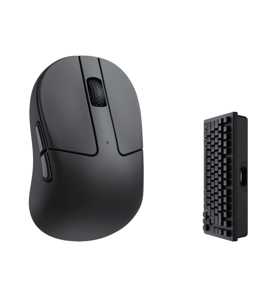 Миша Keychron M4 4K USB-A/USB-C/WL/BT, чорний