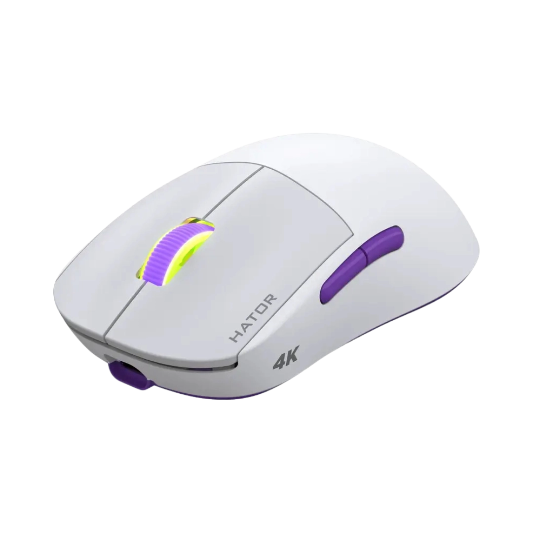 Миша HATOR Quasar 2 ULTRA 4K wireless (HTM571WL) white/lila