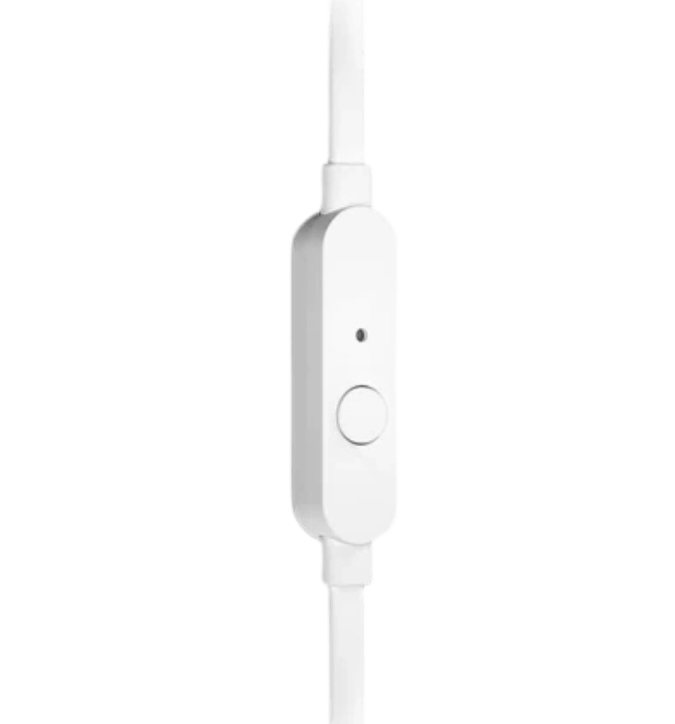 Наушники с микрофоном JBL Tune 110 White (JBLT110WHT)
