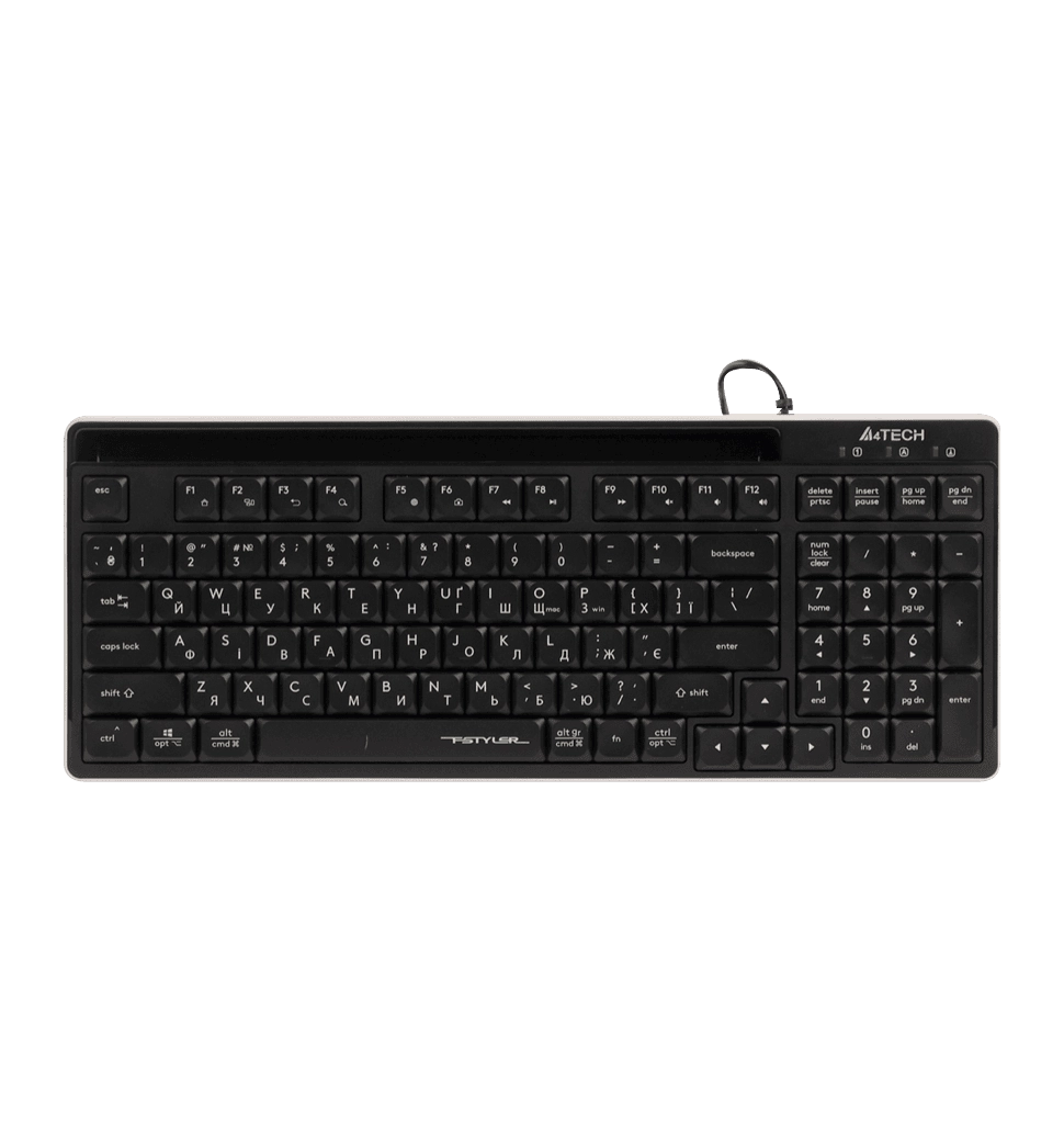 Клавіатура A4Tech Fstyler FX70, USB, колір чорний