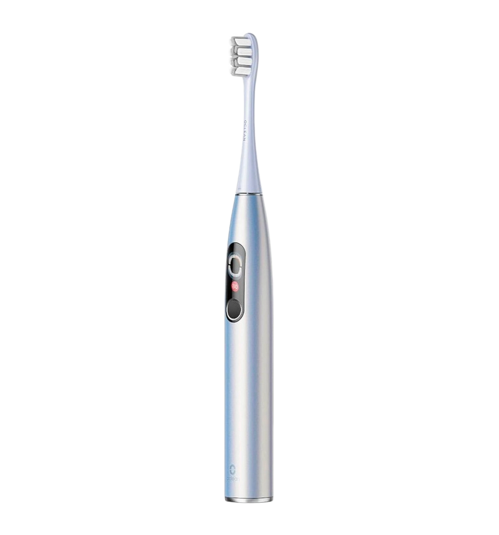 Умная зубная електрощетка Oclean X Pro Digital Set Electric Toothbrush Glamour Silver (6970810552584