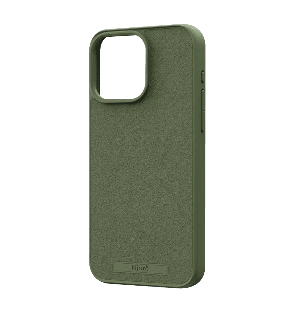 Чохол Njord Suede MagSafe Case Olive for iPhone 15 Pro Max (NA54SU06)