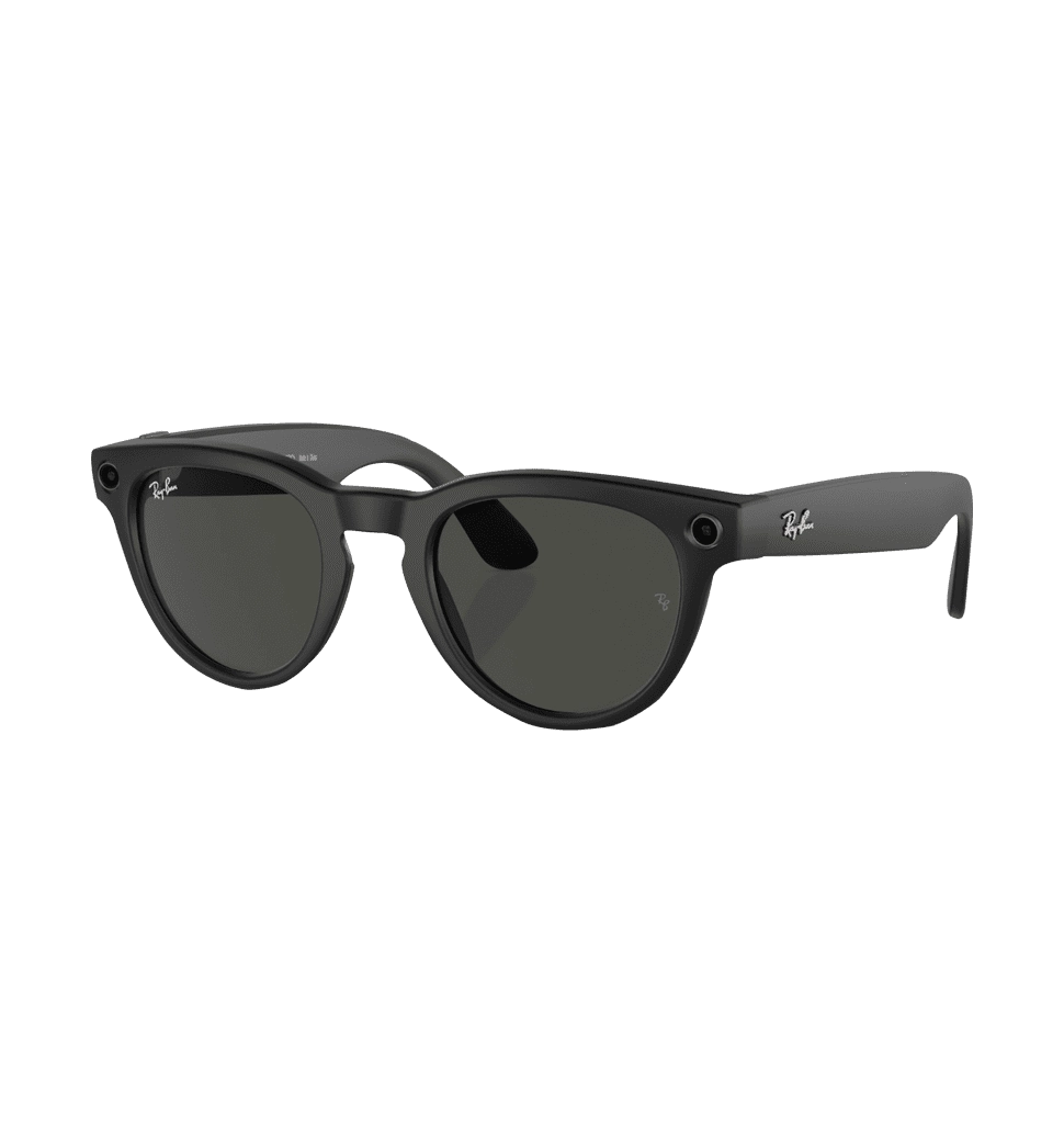 Смарт-окуляри Ray-Ban Meta Headliner Matte Black/Clear-Grey with blue-violet light filter (RW4009 601SM3 50-23)