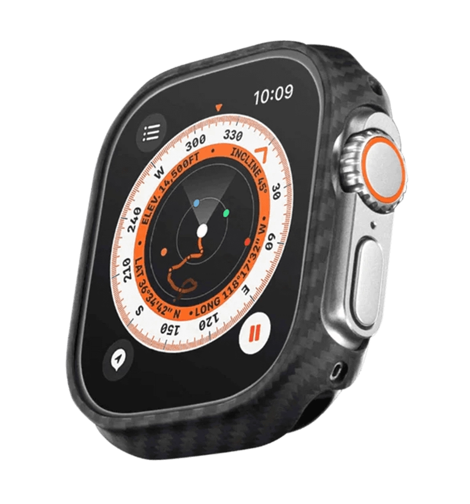Чохол-накладка Pitaka Air Case Black/Grey for Apple Watch Ultra 2/Ultra 49mm (KW3001A)