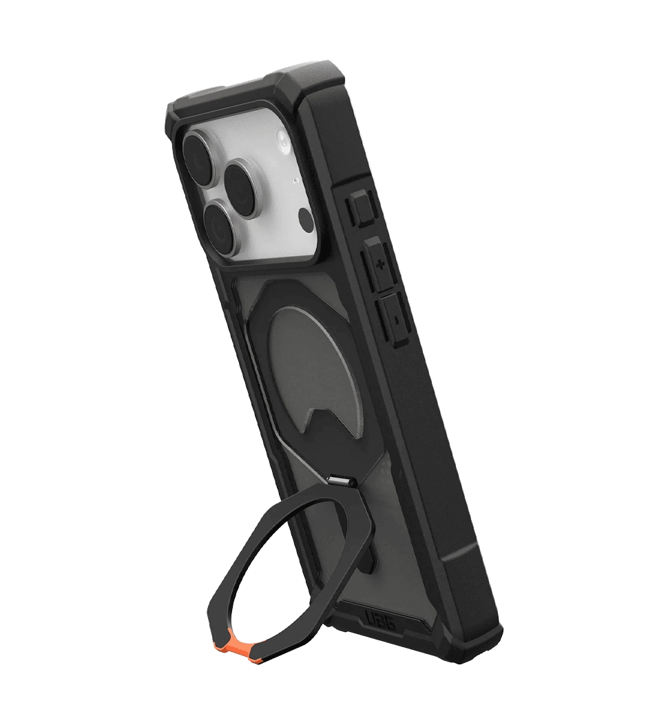 Чехол UAG для iPhone 17 Pro, Plasma XTE MagSafe, Black/Pop Orange