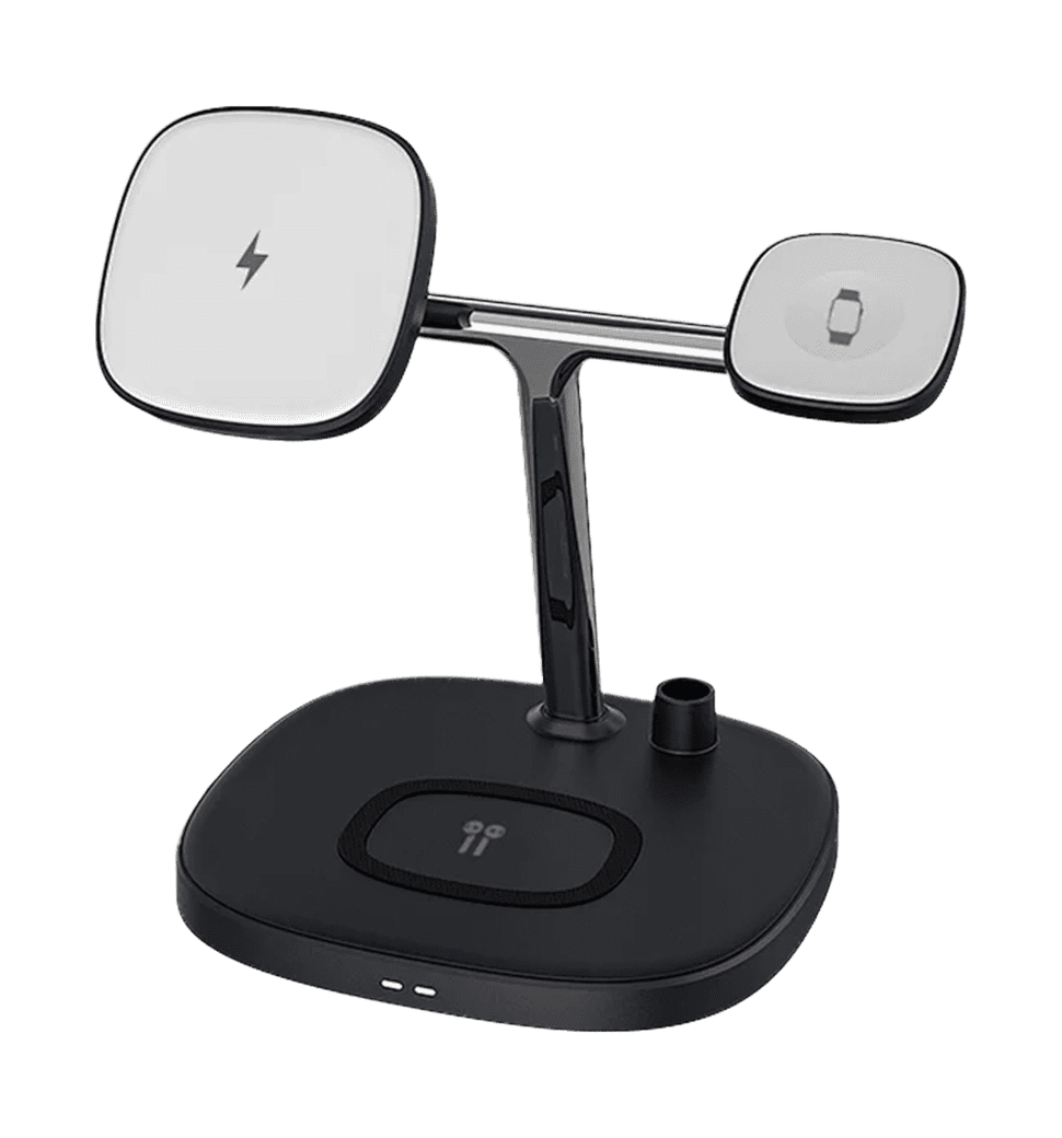 Бездротова Зарядка WIWU M8 Power Air 4in1 Series (Black)