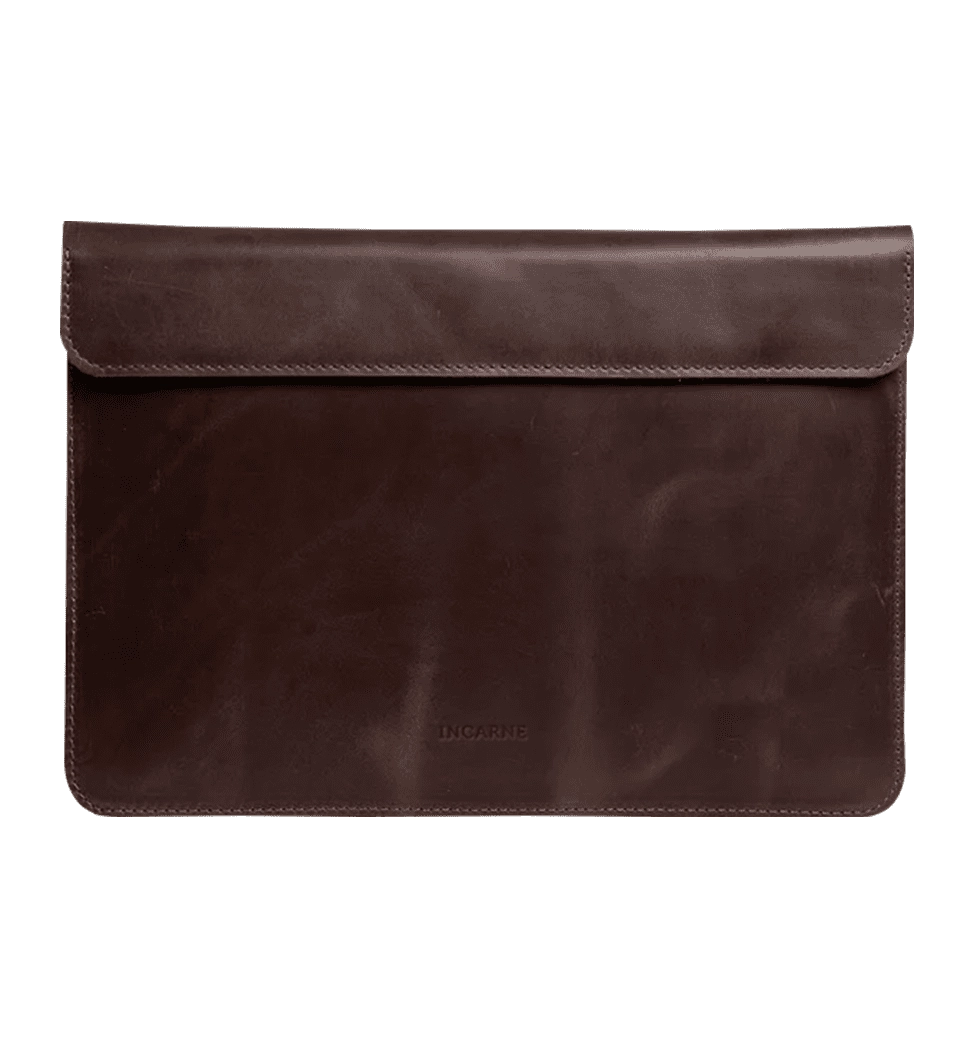 Шкіряний чохол INCARNE Klouz MacBook Pro 14" 2021-2023 коричневий
