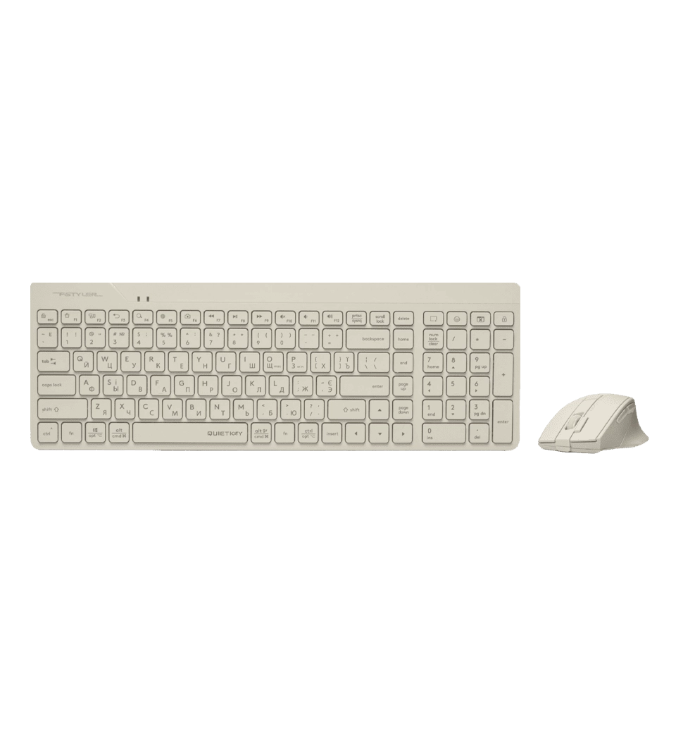 Комплект беспроводной клавиатура с мышью A4Tech Fstyler FG2400 Air