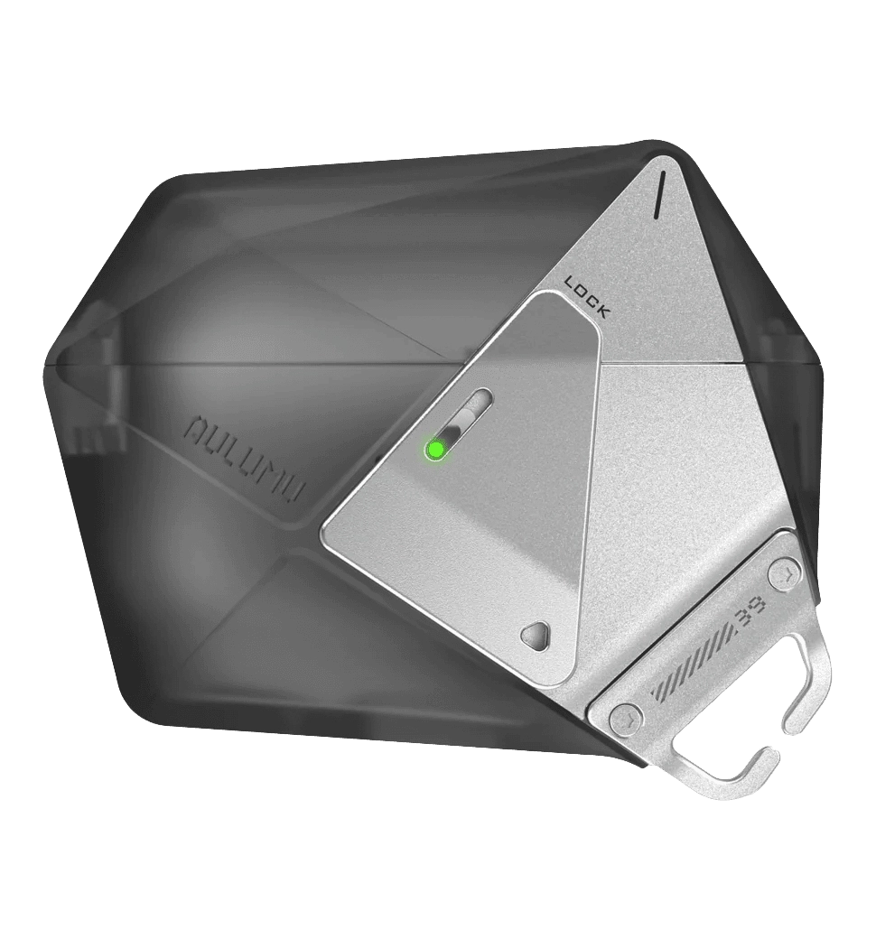 Чохол AULUMU A39 Case for AirPods 3 Pro,Translucent Gray black UA-A39-TG