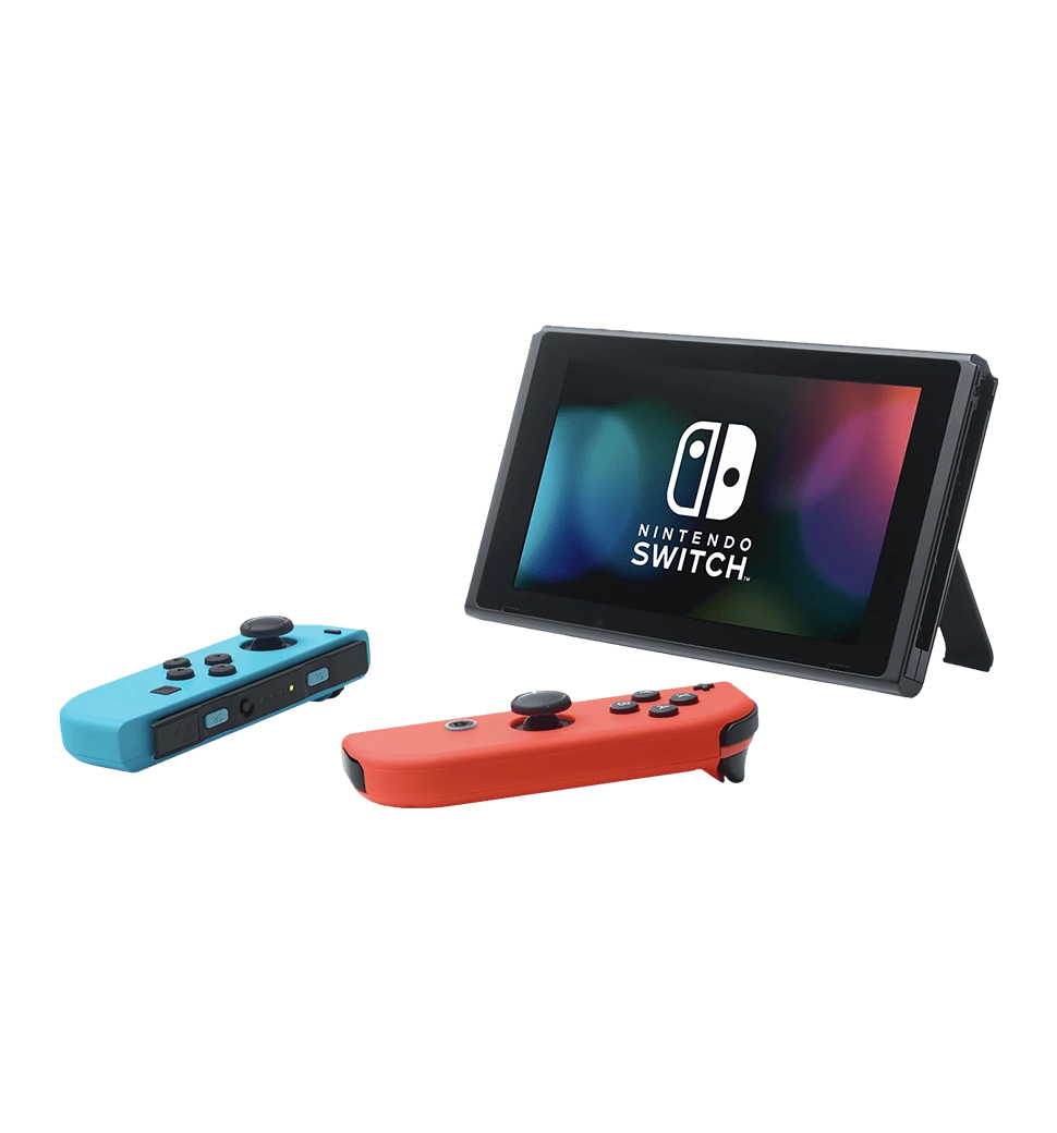 Портативна ігрова приставка Nintendo Switch with Neon Blue and Neon Red Joy-Con