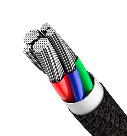 Кабель Baseus High Density Braided Type-C to Lightning PD 20W 2m Black (CATLGD-A01)