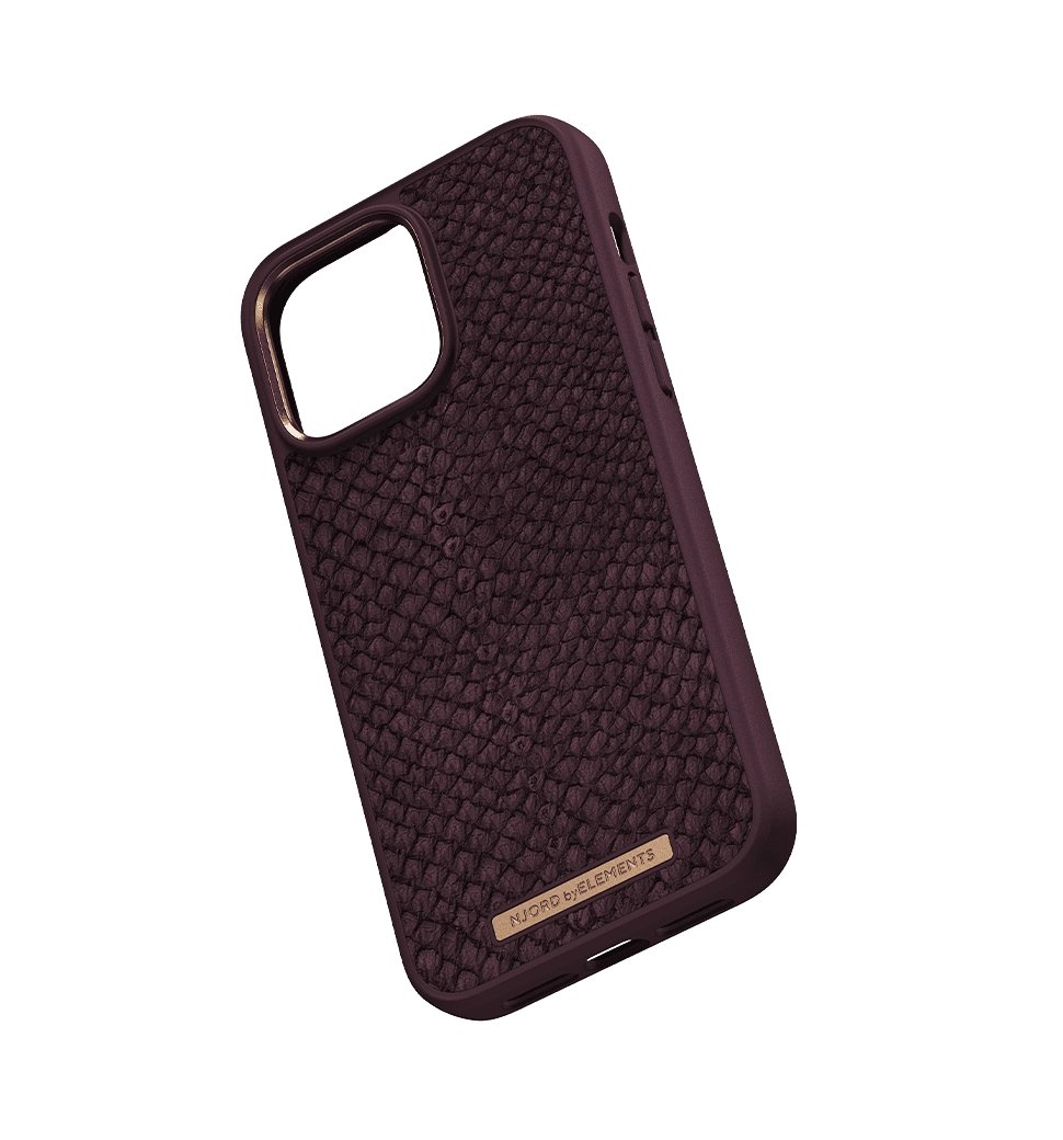 Чохол Njord Salmon Leather MagSafe Case Rust for iPhone 14 Pro (NA43SL03)
