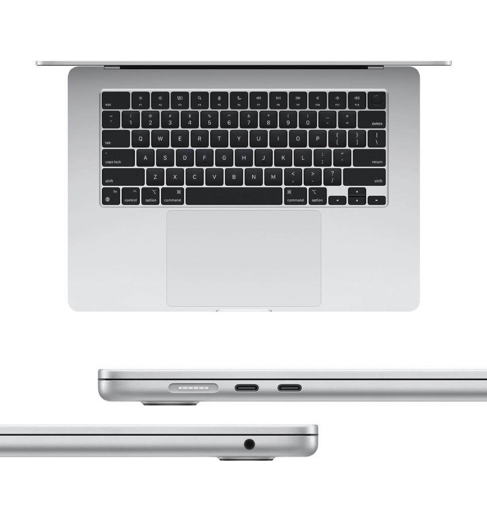 Macbook Air 15 Apple M3/8CPU/10GPU/24GB/1TB SSD/ Silver 2024 (Z1BR000LB)