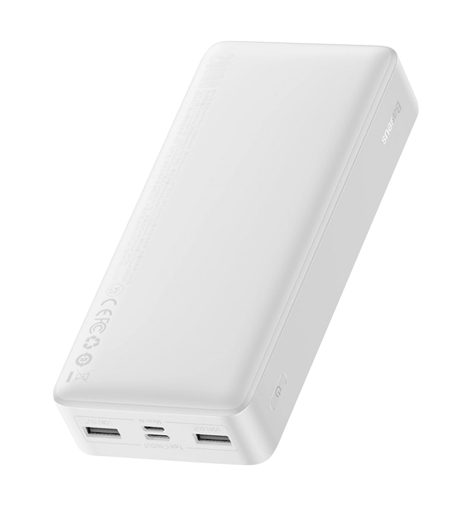 Дополнительная батарея Baseus Bipow Digital Display 15W 20000mAh White (PPDML-J02)