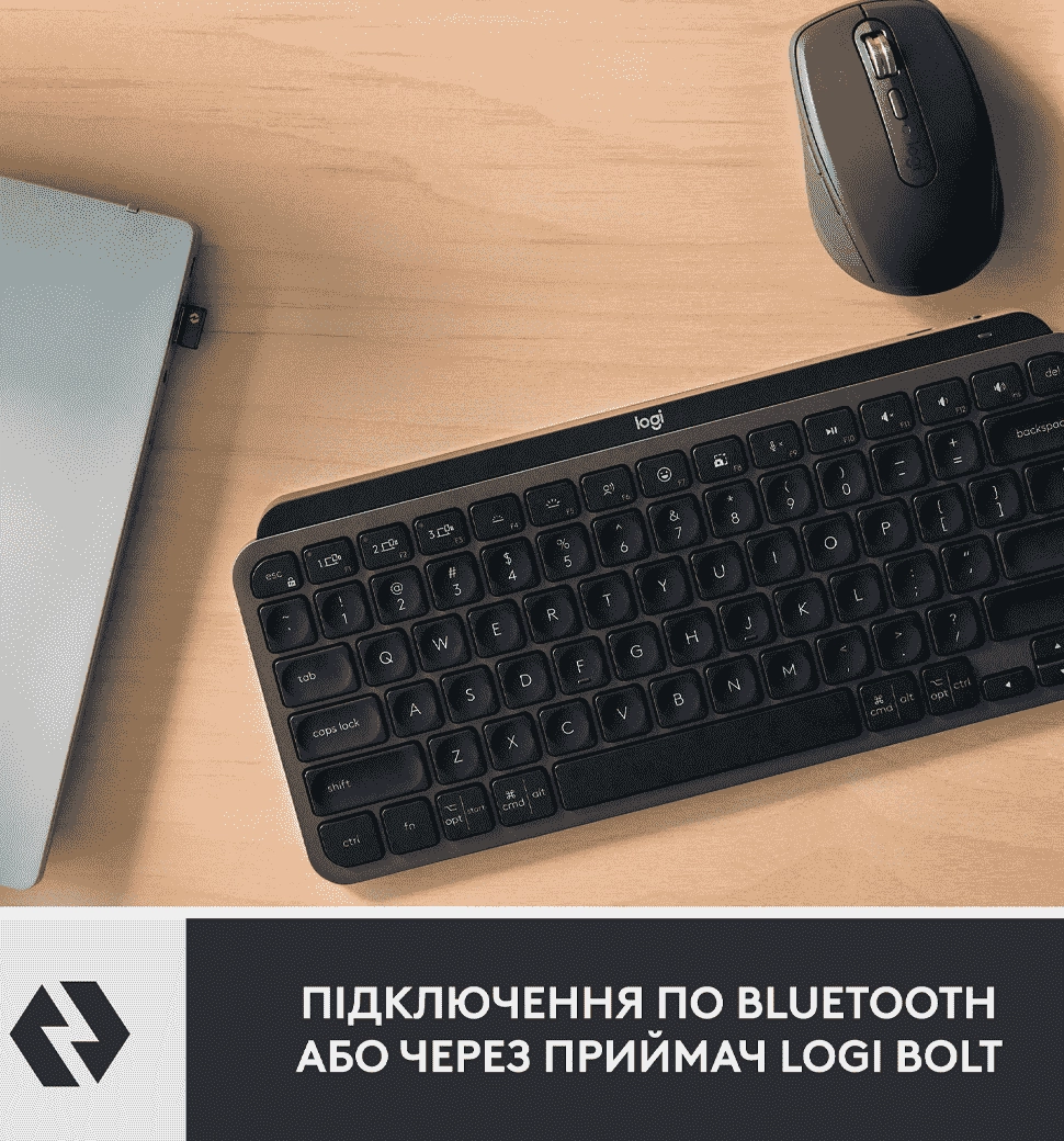 Комплект (Клавиатура + Мышь) LOGITECH MX Keys Mini Combo for Business-GRAPHITE-US (920-011061)
