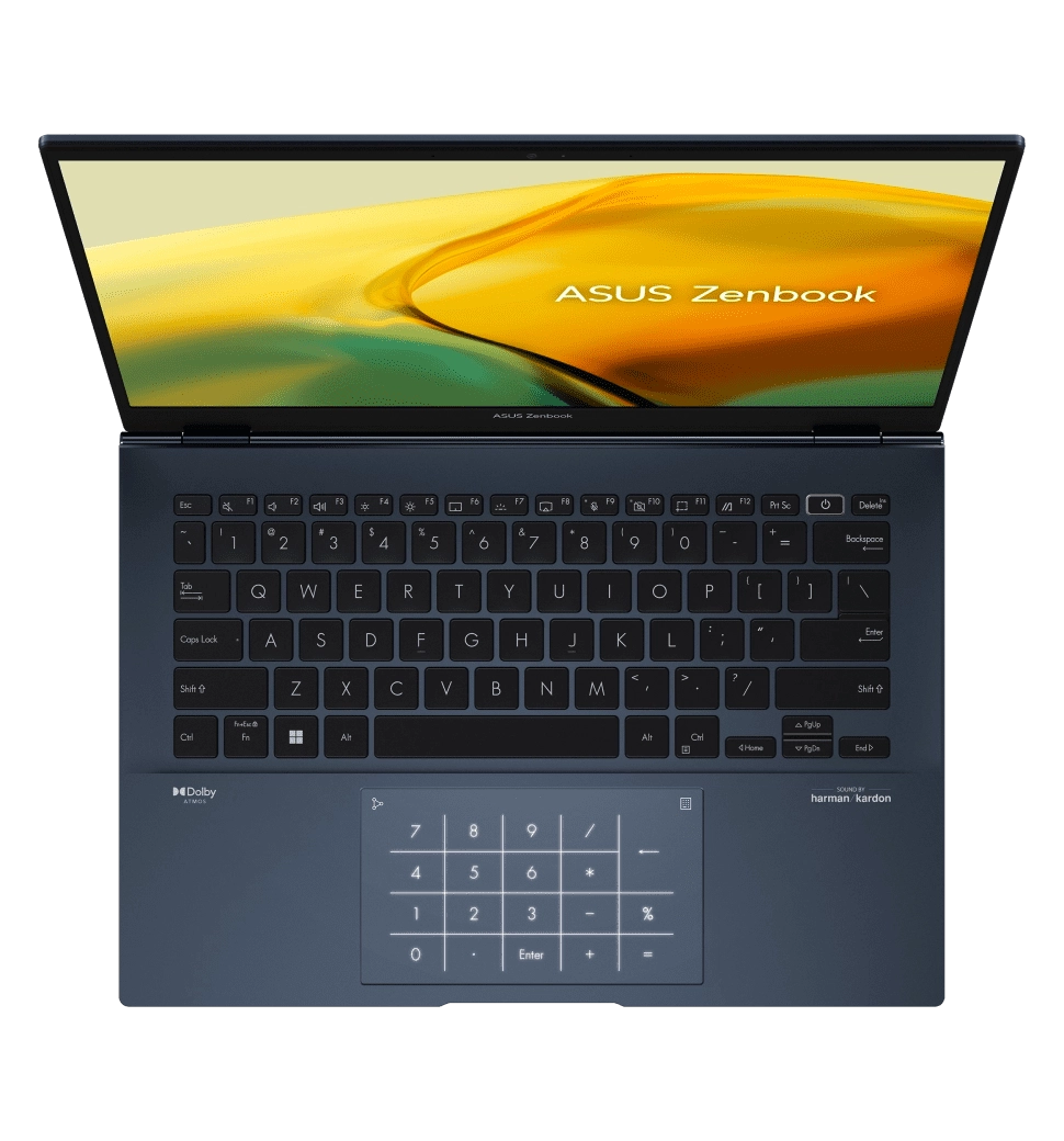 Ноутбук 14” ASUS Zenbook 14 (UX3402VA-KP694)/Intel i7-13700H/16GB/1TB SSD/Intel Iris Xe/DOS/Blue