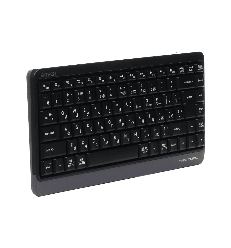 Клавиатура беспроводная A4Tech Fstyler FBK11 (Grey), USB, цвет серый