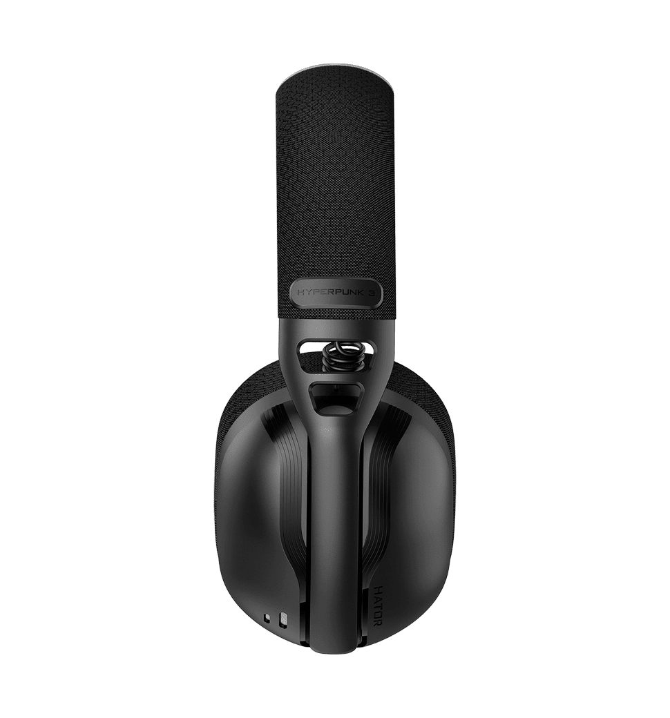 Ігрова гарнітура HATOR HYPERPUNK 3 Hi-Res (ESH10) USB7.1 black, Bluetooth phone calls, SyncHUB