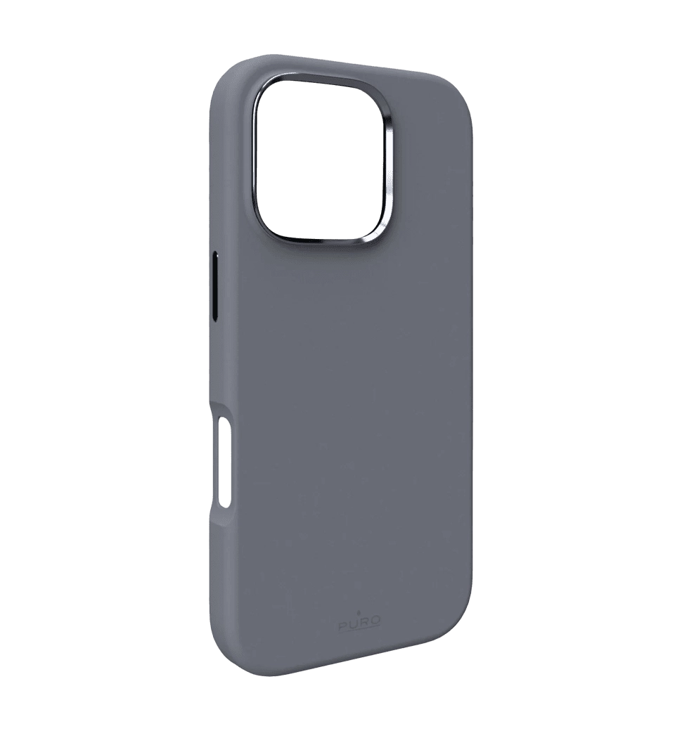 Чохол Puro Liquid Silicon Cover "ICON MAG PRO" with Magsafe, iPhone 16 Pro, dark grey PUIPC16P61ICONMPDKGR