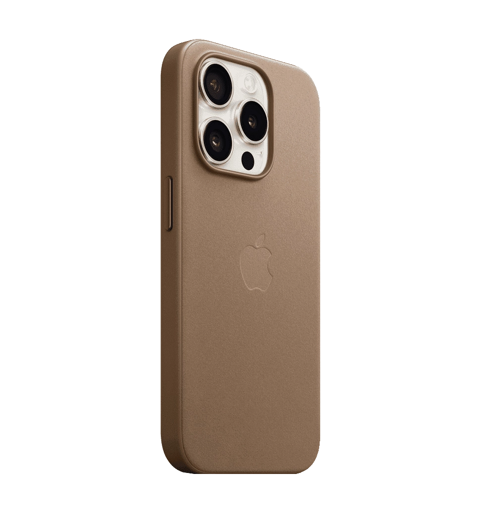 Чохол iPhone 15 Pro FineWoven Case with MagSafe - Taupe (MT4J3)