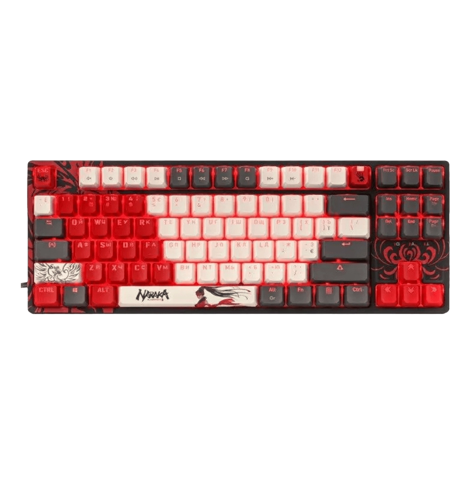 Механічна ігрова клавіатура Bloody S87 (Naraka), USB, з малюнком