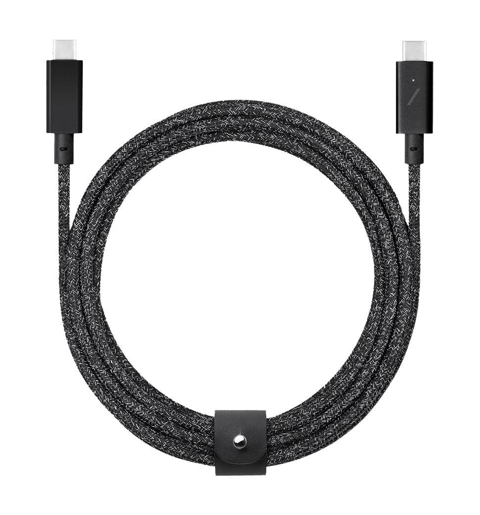 Native Union Belt Cable USB-C to USB-C Pro 240W Cosmos Black (2.4 m) (BELT-PRO2-COS-NP)
