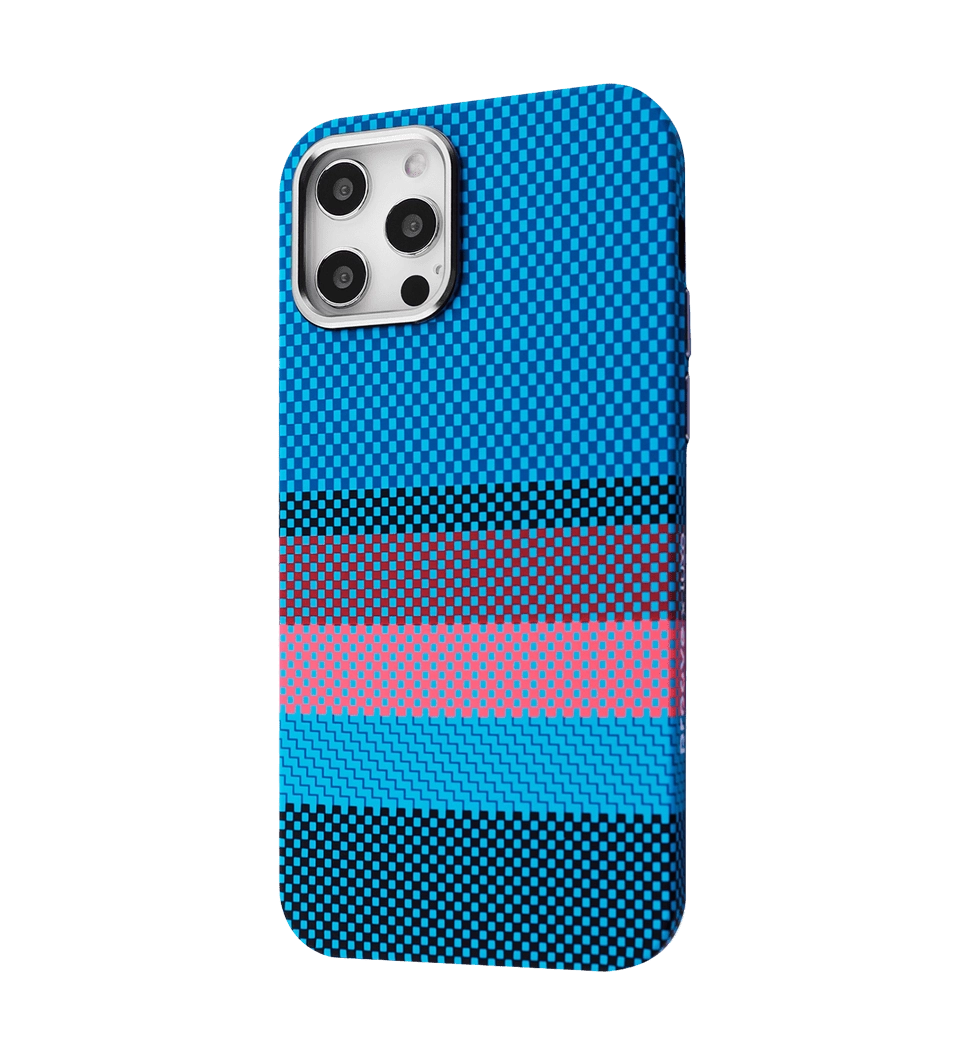 Чехол Proove Gleam Case with Magnetic Ring iPhone 12/12 Pro (blue borders)