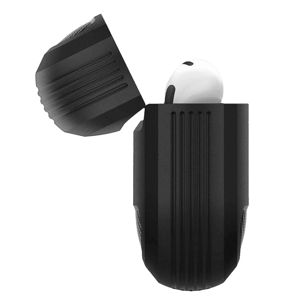 Чохол Spigen для AirPods (Gen 3, 2021), Rugged Armor, Matte Black(ASD01978)