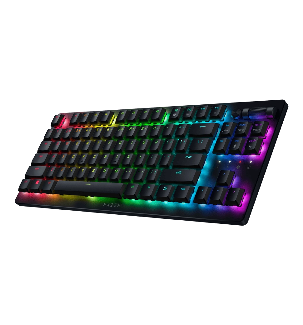 Клавіатура механічна RAZER DeathStalker V2 Pro TKL, Red Switch, Black (RZ03-04370800-R3R1)