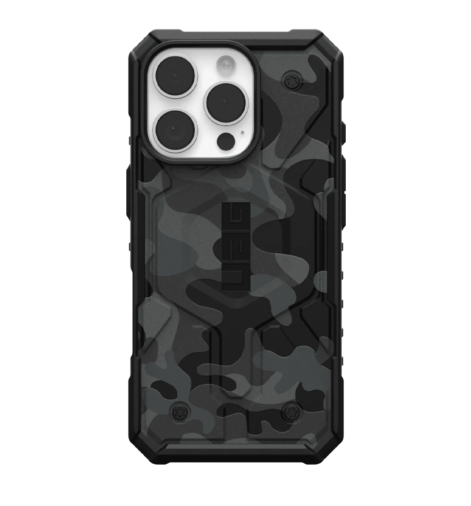 Чехол UAG для iPhone 16 Pro, Pathfinder SE Magsafe, Midnight Camo (114471114061)