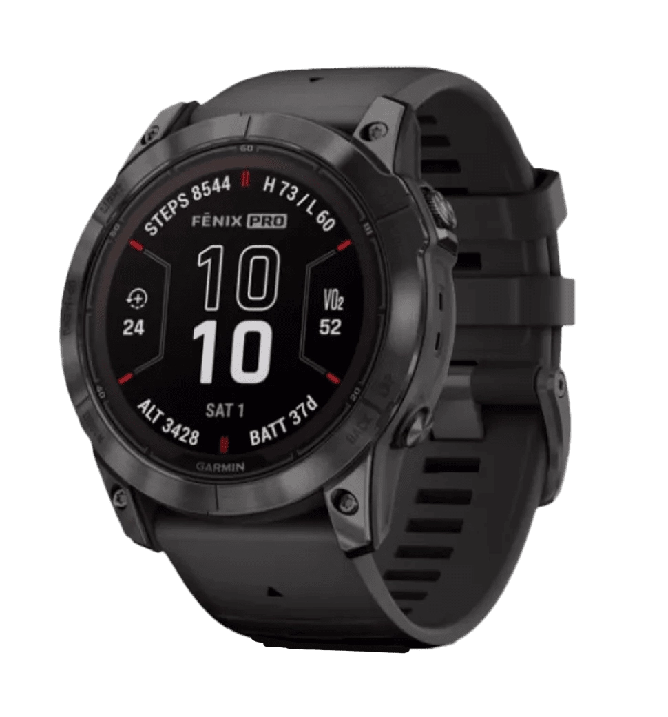 Garmin Fenix 7X Pro Sapphire Solar Carbon G. DLC Tit. with Black Band (010-02778-10/11)