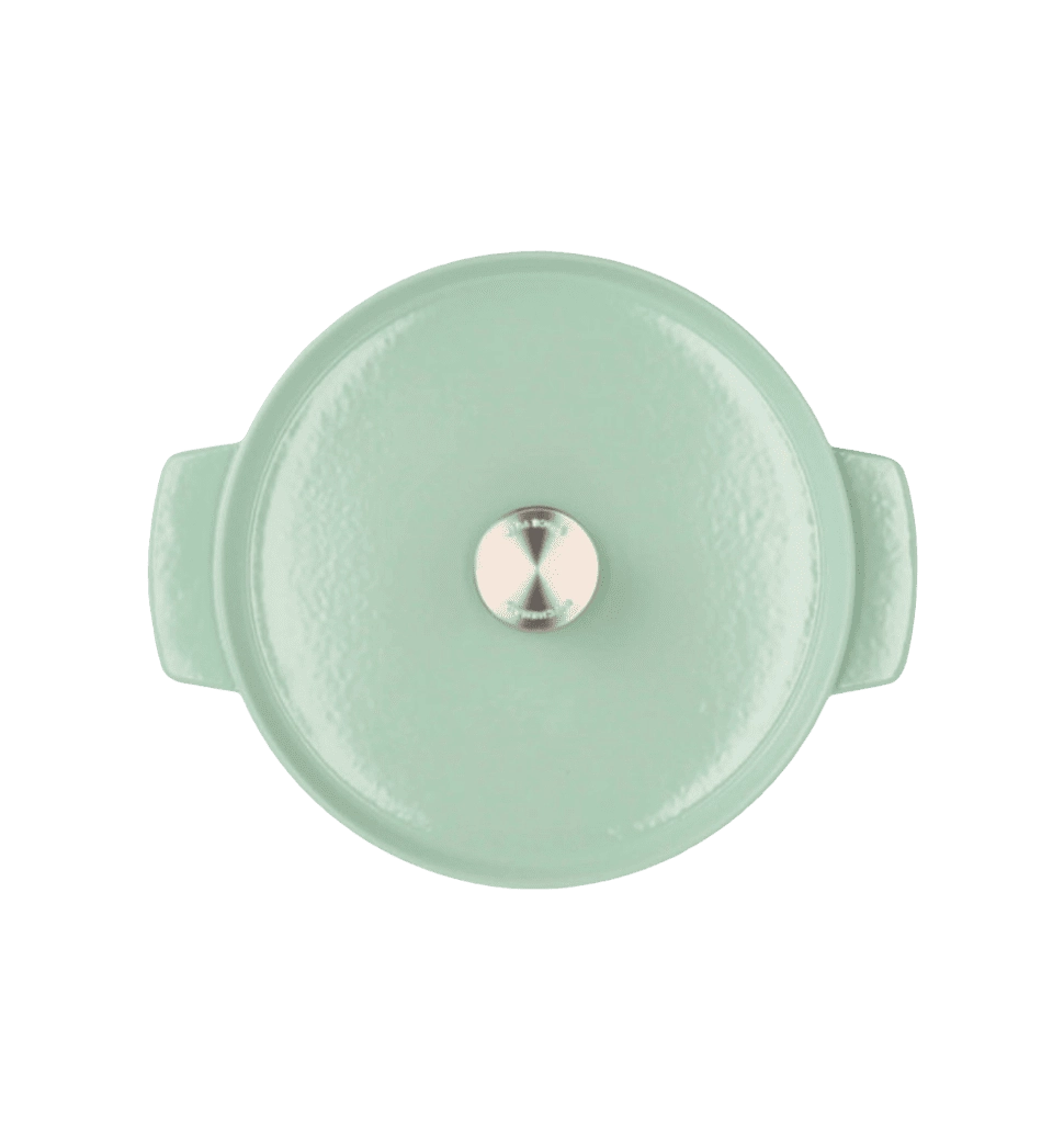 Кастрюля чугунная с крышкой KitchenAid, 26 см, 5,2 л, цвет фисташковый (CC007434-001)