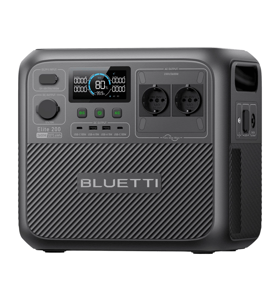 Зарядная станция Bluetti Elite 200 V2, 2600W, 2073,6Wh, LiFePO4, Portable Power Station