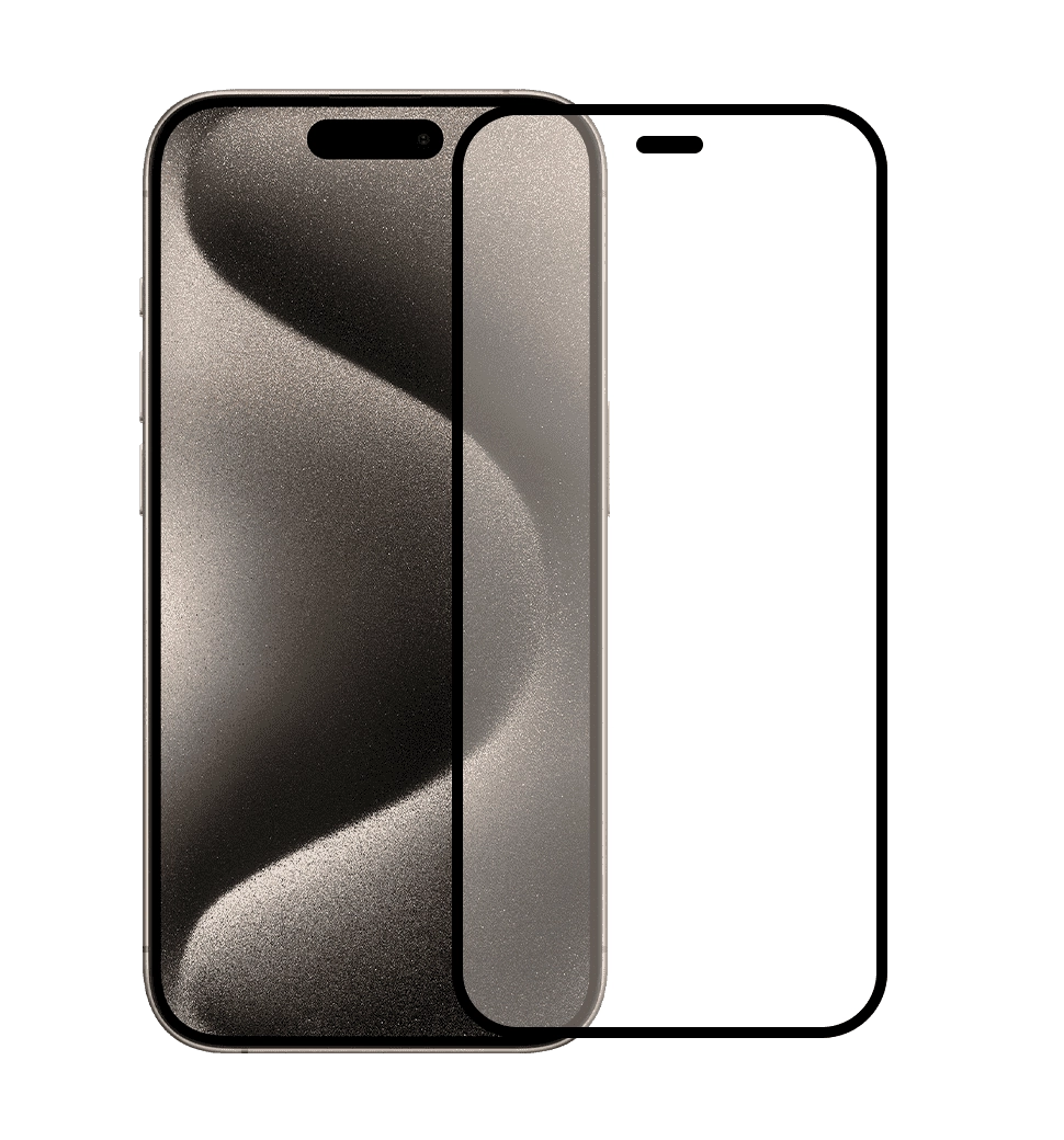 Защитное стекло ArmorStandart Space Black Icon для Apple iPhone 15 Pro Black