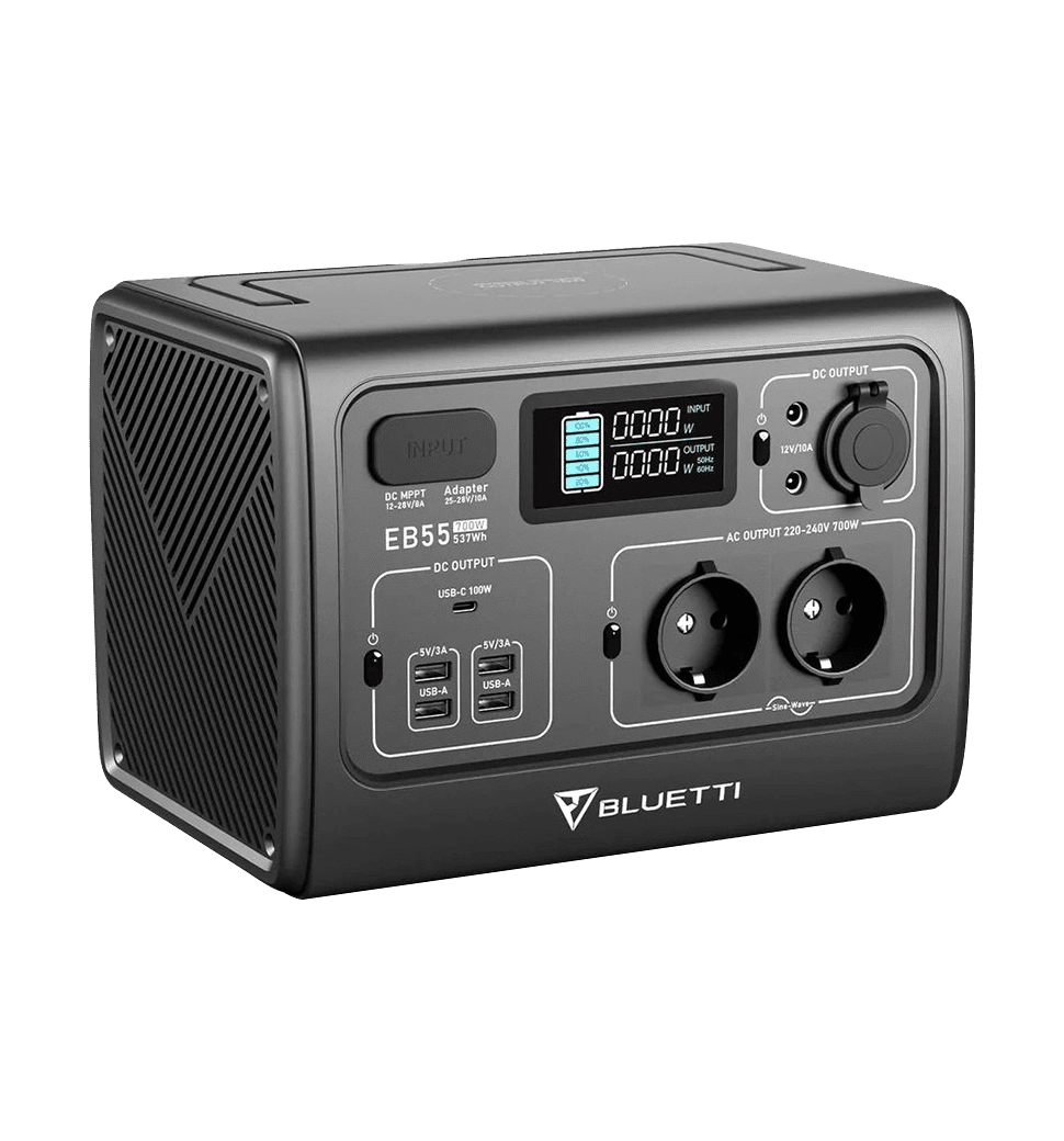 Портативная зарядная станция BLUETTI EB55 Portable Power Station 700W