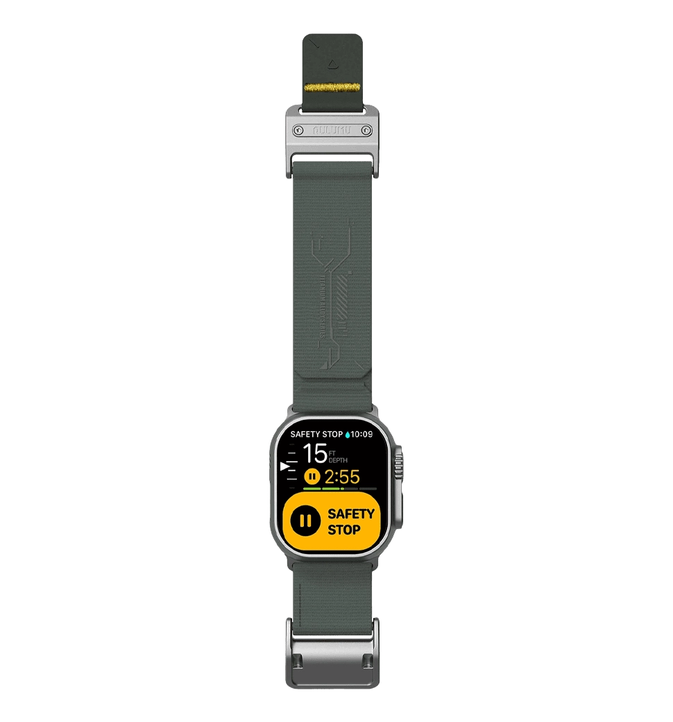 Ремінець AULUMU Stylish and Comfortable Watch Band for Apple Watch Ultra Green