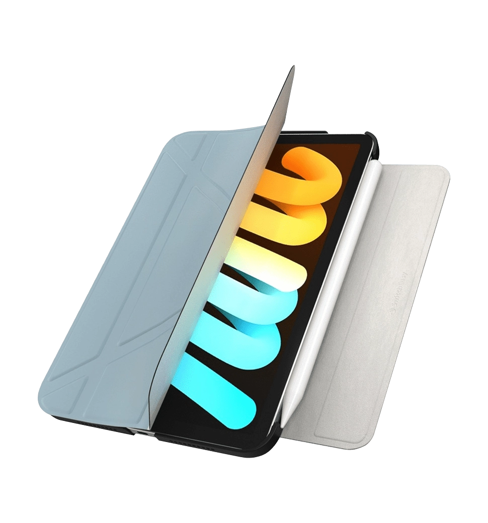 Чохол-книжка Switcheasy Origami  iPad mini 6 Exquisite Blue (GS-109-224-223-184)