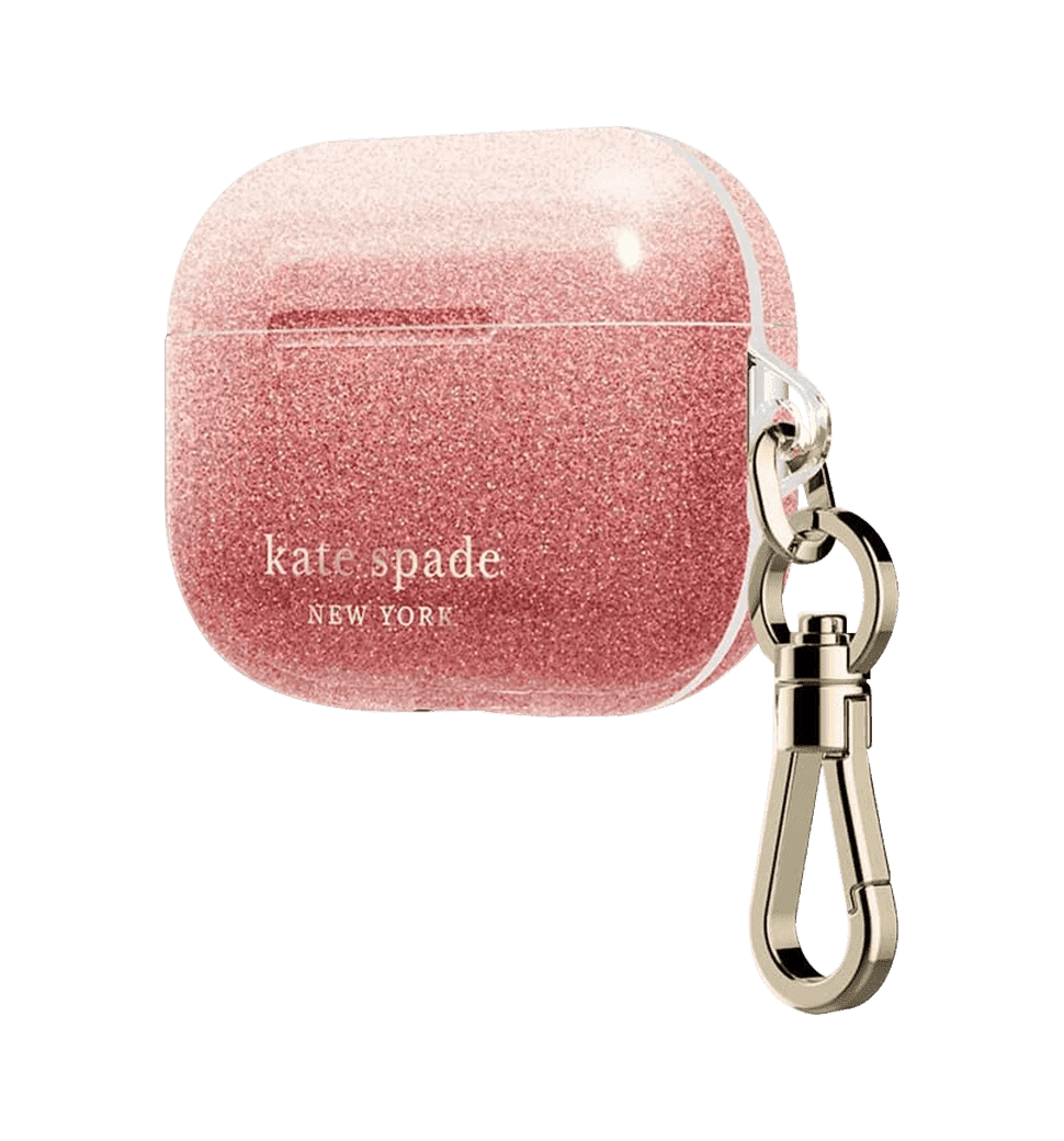 Чохол Kate Spade Airpods Pro Glitter Ombre Sunset Pink (KSAP-002-SNSET)