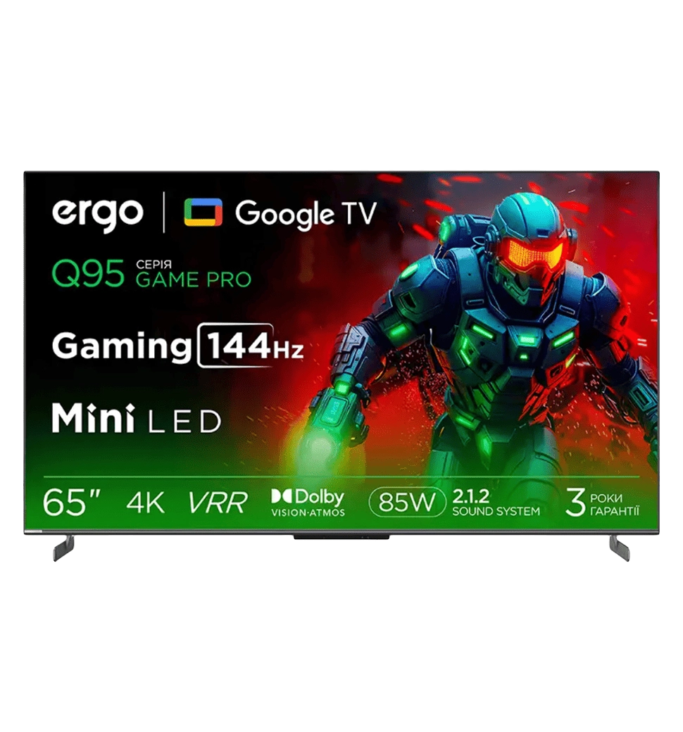 Телевизор ERGO 65MQ95 Game PRO жидкокристаллический