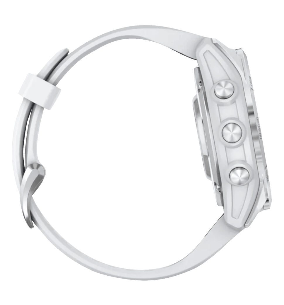 Смарт-годинник Garmin Epix Pro Gen 2 42mm Silver w. Whitestone Band (010-02802-00/01) UA