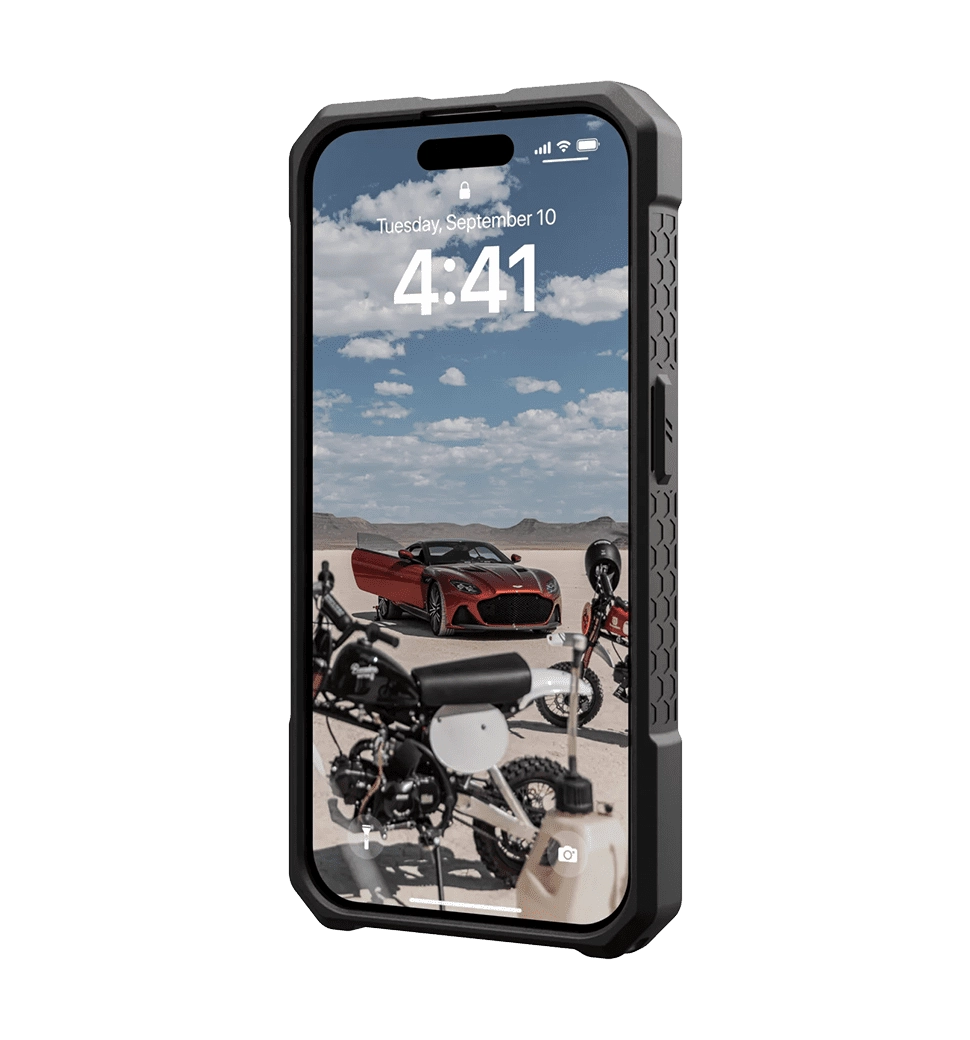 Чехол UAG iPhone 15 Pro Monarch Pro Magsafe, Kevlar Black (114221113940)