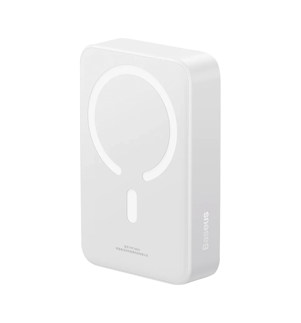Зовнійшній акумулятор Baseus Magnetic Mini Wireless 20000mAh 20W White (PPCX150002)