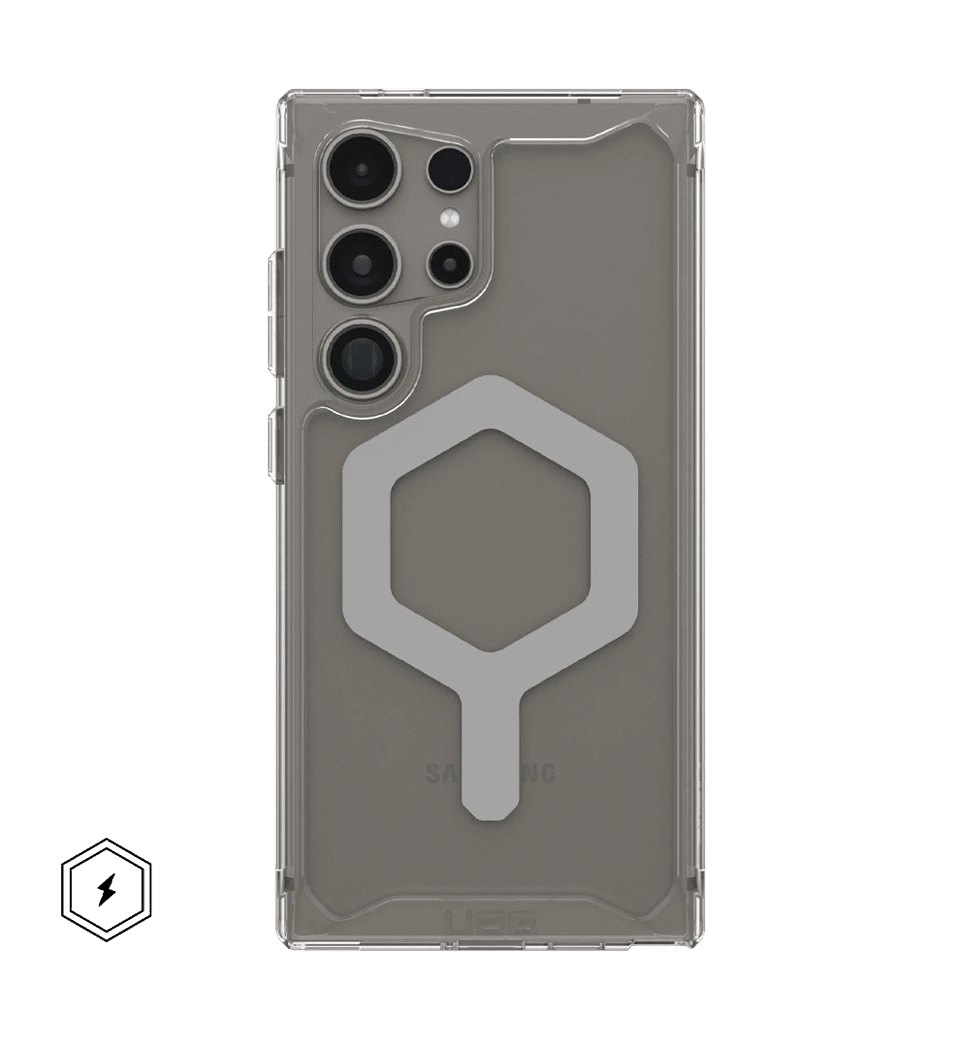Чохол UAG для Samsung Galaxy S24 Ultra, Plyo Pro, Ice/Silver (214431114333)
