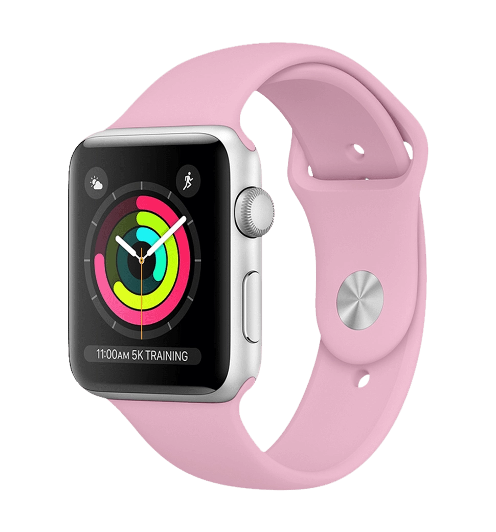 Ремiнець Silicone Copy 38/40/41mm Light Pink