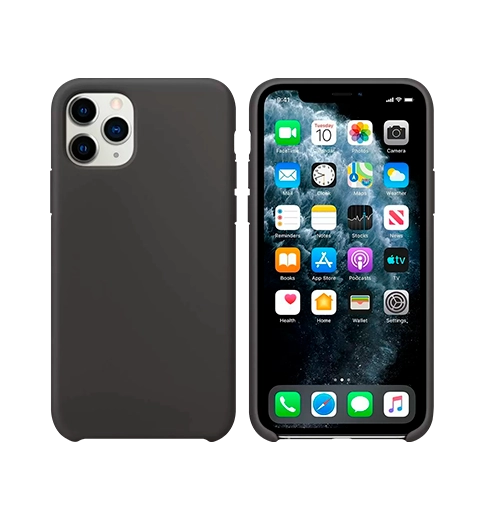 Чохол Apple Iphone 11 Pro Silicone Case Black (MWYN2) — фото 3