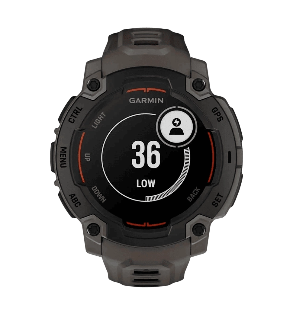 Смарт-годинник Garmin Instinct E 45mm Black with Charcoal Band (010-02933-00)