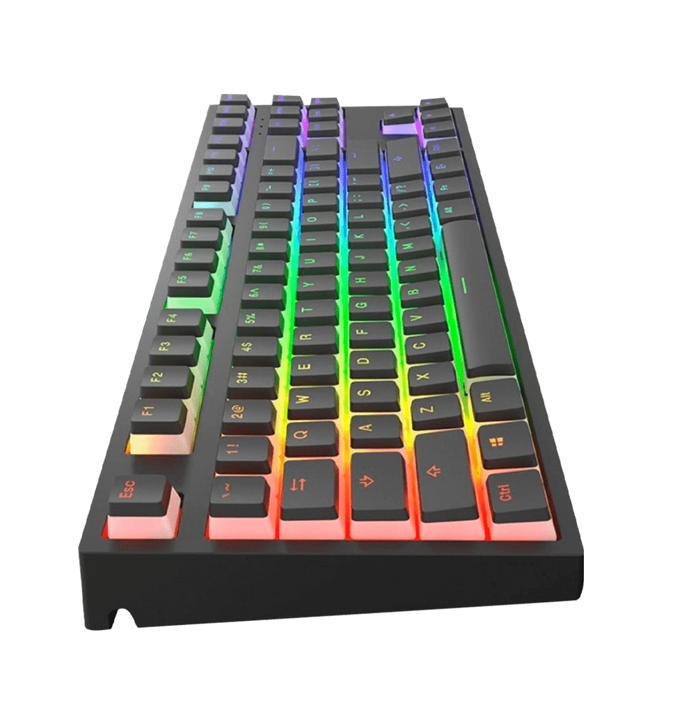Игровая клавиатура DARK PROJECT Pro KD87A Pudding Gateron Mechanical Teal EU (DP-KD-87A-006700-GTC)