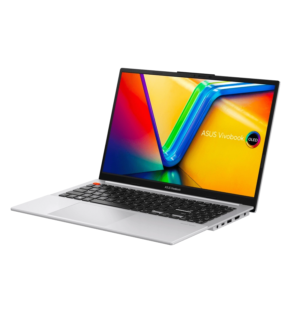 Ноутбук 15.6" ASUS Vivobook S 15 K5504VA-MA391 OLED (90NB0ZK3-M00NN0)/Intel i5-13500H/16GB/512GB SSD/Intel Iris Xe/DOS/Silver