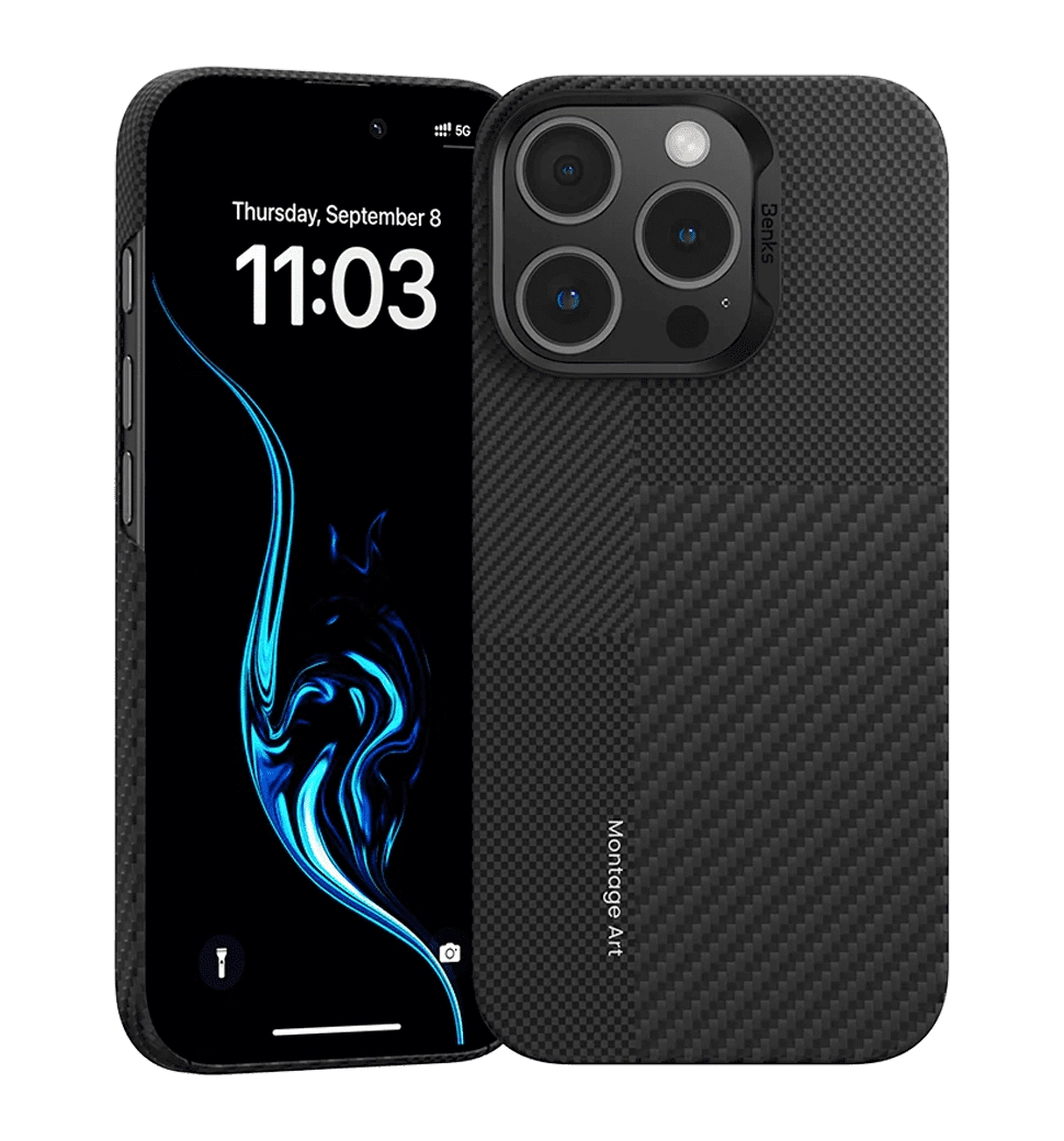 Чехол Benks Montage Magnetic Kevlar ArmorAir Case iP16 Pro Max