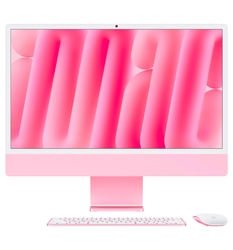 iMac 24" Retina 4.5K Apple M4/10CPU/10GPU/24GB/512GB SSD/Pink 2024 (MD2U4)